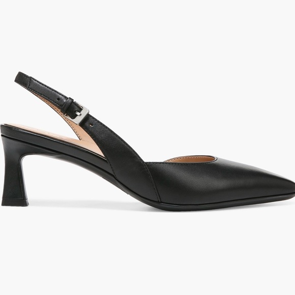 Naturalizer Black Dalary Slingback Pump Size 8.5 Wide Width - Picture 4 of 13